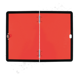 Folding Hazchem ADR Board / Plate (Vertical, Book Style) Stainless Steel