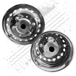 Set of 4 - 16" Wheel Trims to Suit Iveco Daily (2002 onwards) 170mm PCD (oblong holes).
