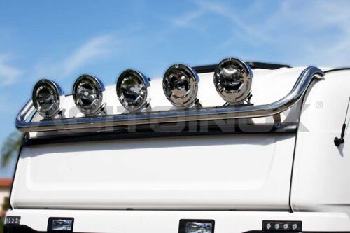 Stainless Steel Mirrored Short Roof Light Bar Suitable For Scania L, R & New R Streamline
