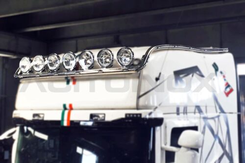 Stainless Steel Mirrored Extra Long Roof Light Bar Suitable For Scania L, R & New R Streamline