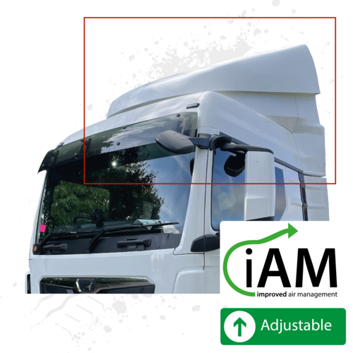 iAM MAN TG3 TGS, TGM, TGL TM Cab Volume Air Management Kit - To suit factory uprights.