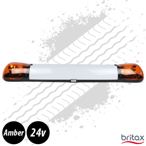 Britax Halogen light bar 2 modules ECE R65 24v – 1250mm