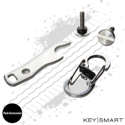 KeySmart 2.0 3 Pack Accessories. Accessory Multipack. Bottle Opener, Quick Disconnect & Expansion Pack