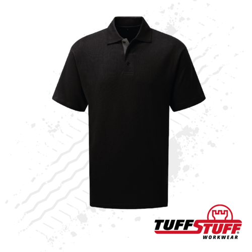 TuffStuff 134 Pro Work Polo Shirt (Black)