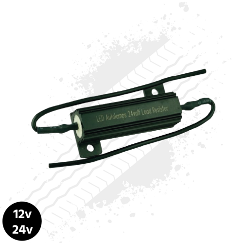 24v Load Resistor - Avoid LED Bulb Errors, 50W