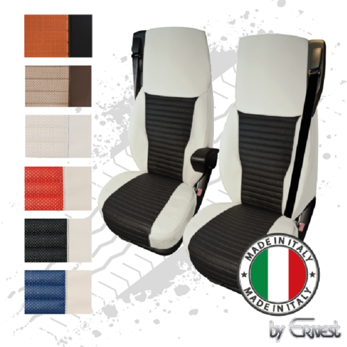 Pair Of The Best Professional Premium Seat Covers Tailored Fit Suitable For DAF XF, CF, Euro 6