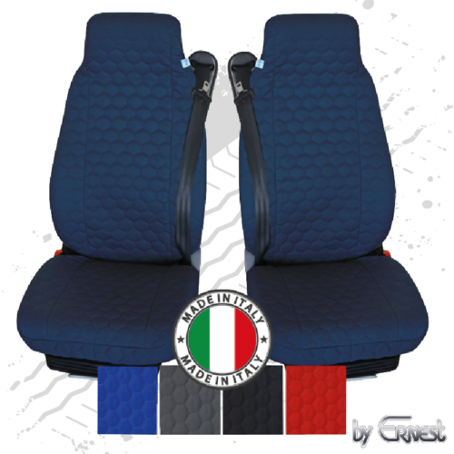 Pair Of The Best Professional Premium Universal Quilted Cotton Cargo Seat Covers - Choice Of Colours