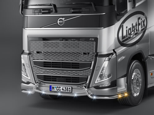 LightFix Volvo FH/FM Front Liner "S" Stainless Steel - Polished