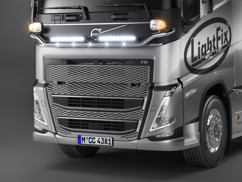 LightFix Volvo FH Plow Light Stainless Steel - Polished