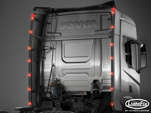 LightFix Scania Next Gen S Highline Cab Liner - Black Powder Coated