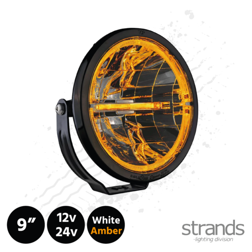 Strands Ambassador Dark Edition 9" LED Driving Light