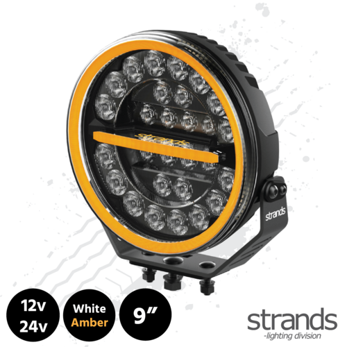 Strands Firefly Driving Light 9" Pro Black LED