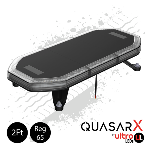 2ft, 591mm, QuasarX UltraLED Beacon Bar, Low Profile, 2 Year Warranty