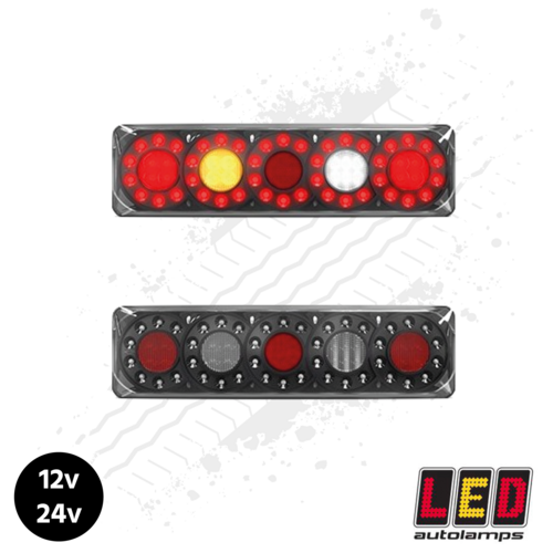 Rear Combination Lamp - Stop/Tail/Indicator/Fog/Reverse/Reflector