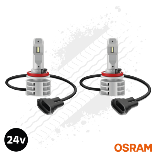 Osram 24 Volt H11 Retrofit LEDriving HL Headlight Bulbs Cool White - Pair
