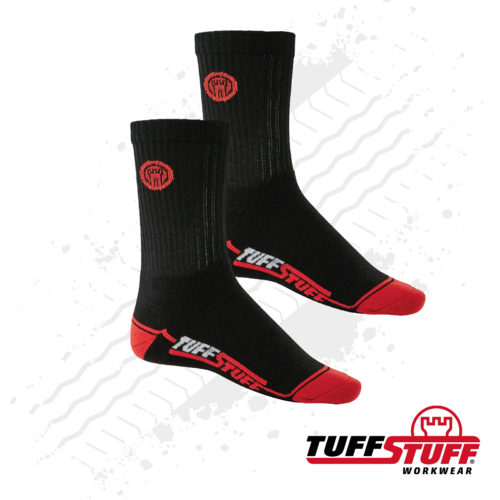 TuffStuff 606 Extreme Work Sock (Black) 1 Pair