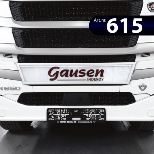 GV Flexi+ Illuminated Sign Box Scania R/S Lower Grill, Wide Load, Oversize Load, Your Logo 24v
