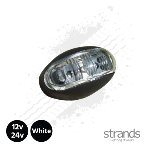 Strands White LED Marker Light