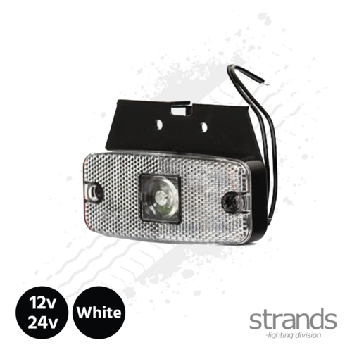 Strands LED Side Marker - White