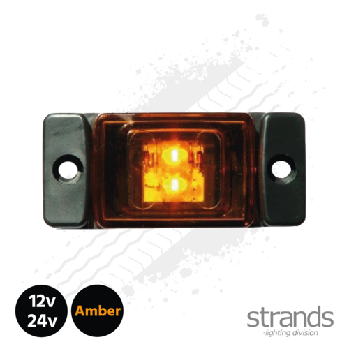 Strands LED Marker/Position Lamp - Amber