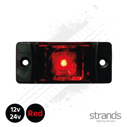 Strands LED Marker/Position Lamp - Red