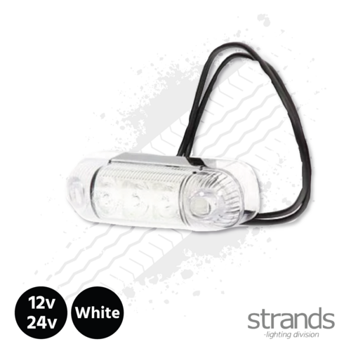 Strands Side Marker / Position Lamp LED (White)