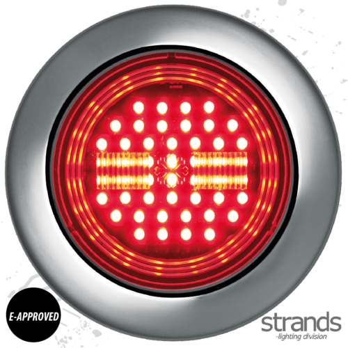 Strands Universal IZE LED Tail/Brake Light 10-30V DC, IP67, E-approved. - 3 Year Warranty