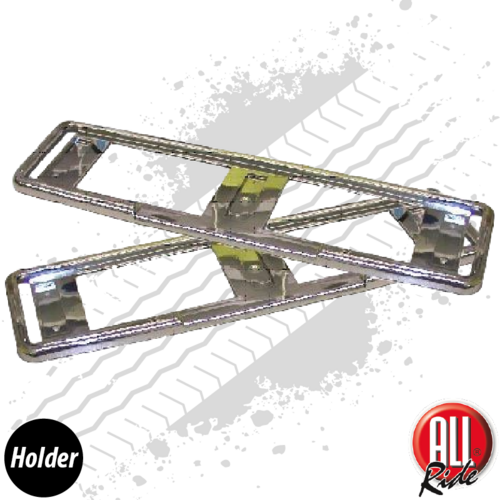 CLEARANCE Chrome Number Plate Holder - PAIR