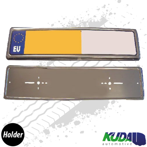 Stainless Steel Number Plate Holder
