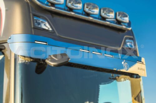 Stainless Steel Mirrored Sunvisor Suitable to fit Scania S Series