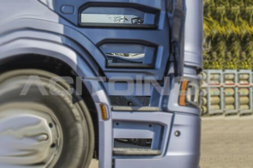 Stainless Steel Mirrored Cabin Step Protection Suitable For Scania S Series - 8 Piece