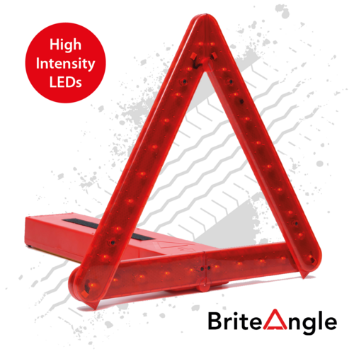 BriteAngle LED Road Safety Warning Triangle