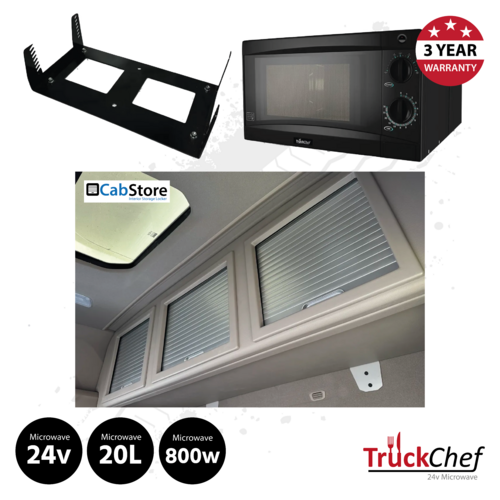 TruckChef Microwave and CabStore Rear Locker To Suit DAF New Generation XF Cabs (MY2021 onwards)
