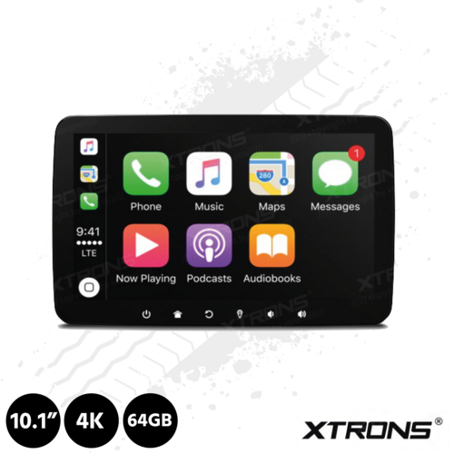 XTRONS 10.1" Car Navigation System With Adjustable Display And HDMI Output