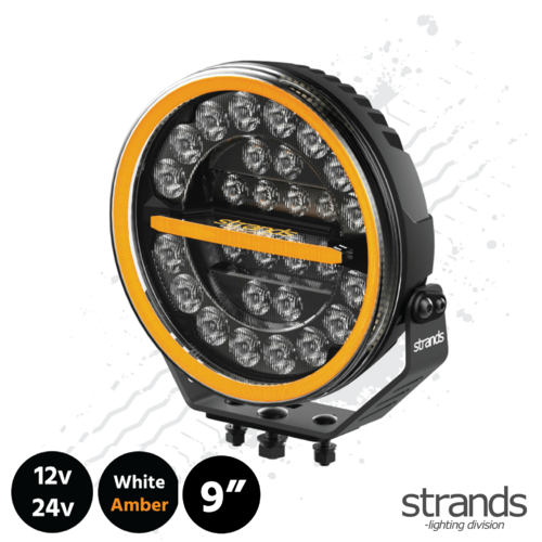 Strands Firefly Driving Light 9" - Black