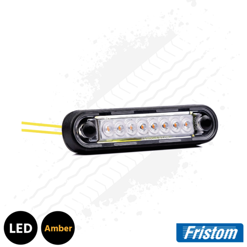 Fristom Fast Fit LED Marker Light, 120mm Long, Amber