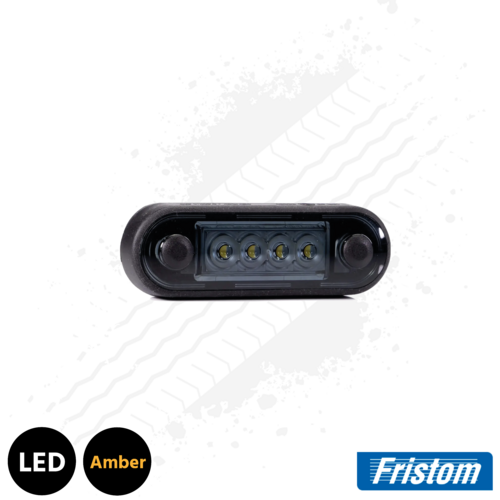 Fristom Fast Fit LED Marker Light, Dark - Amber