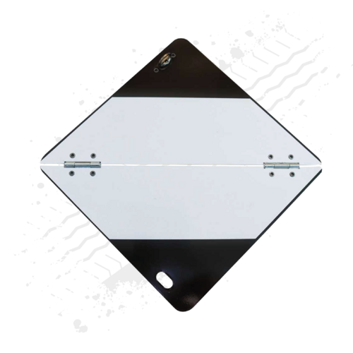 Folding ADR Limited Quantity (LQ) Plate / Panel, Collapsible (Aluminium) 
