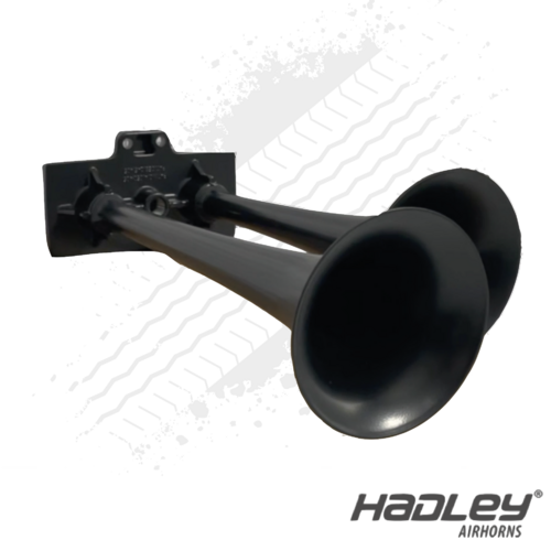 Hadley Black Zinc Bully Horn (Dual Horn)