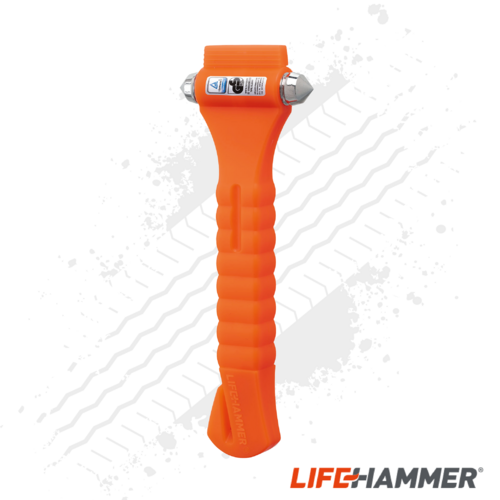 LifeHammer Safety Hammer Classic with Pro Adapter (Orange)