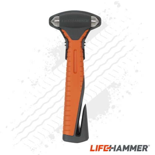 LifeHammer Safety Hammer Plus with Pro Adapter (Orange)