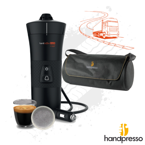 HandCoffee Auto Coffee Machine including Bag and Cups. 12v
