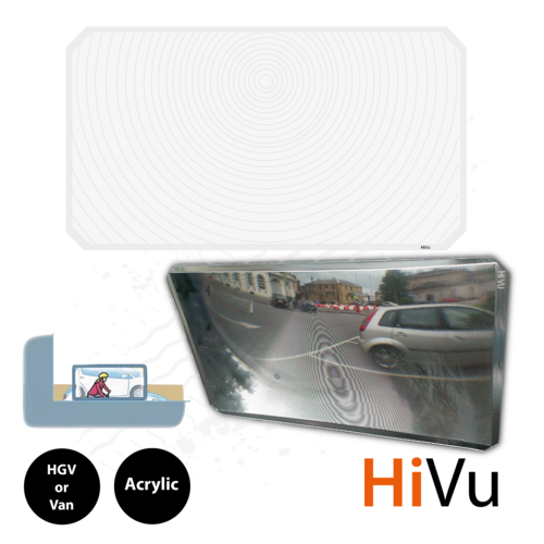 HiVu Truck / Van Fresnel Lens (A5 size) Premium Acrylic
