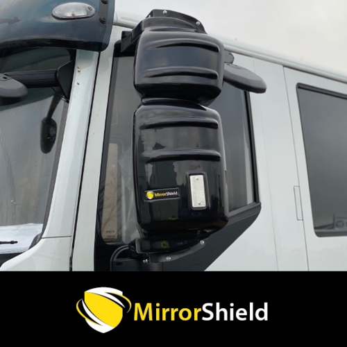 Iveco Eurocargo, Stralis, Trakker 2006 onwards (Long Arm 460mm) MirrorShield - Super Strong Mirror Guards (Pair)
