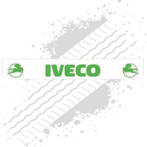 Iveco White/Green Trailer Mudflap