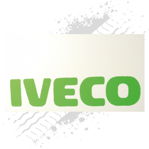 Iveco White/Green Mudflaps (Pair)