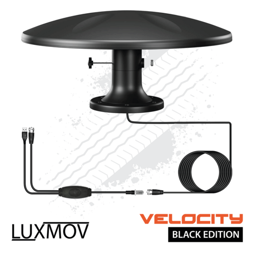 LUXMOV Velocity Omni-Directional TV Aerial - Black
