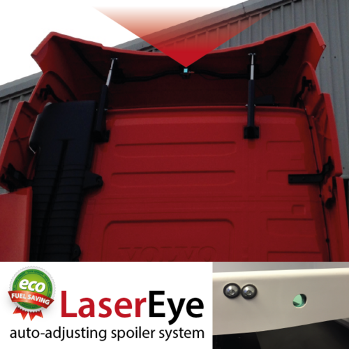 LaserEye, Automatic Truck Spoiler, Roof Deflector Adjustment System