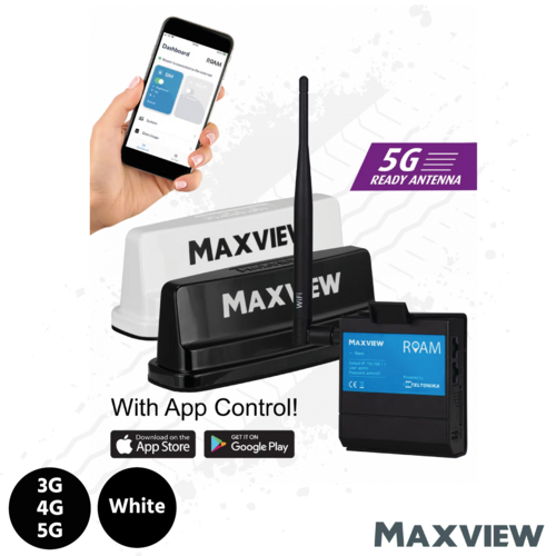 Maxview RoamX Campervan WiFi System - 3G/4G/5G, White
