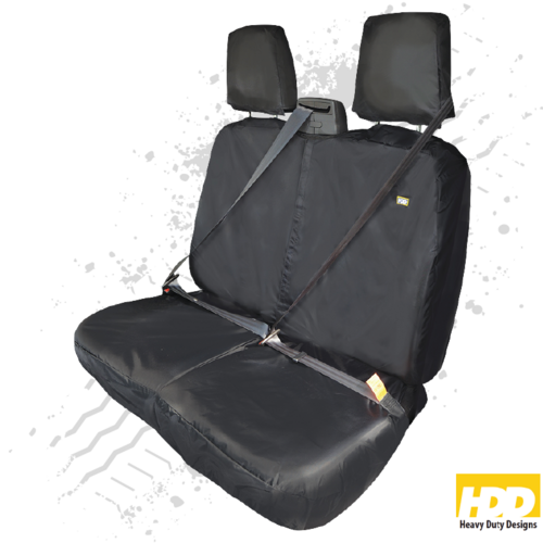 Heavy Duty Ford Transit Double Passenger Seat Cover (2014 Onwards) - 5 Piece Set